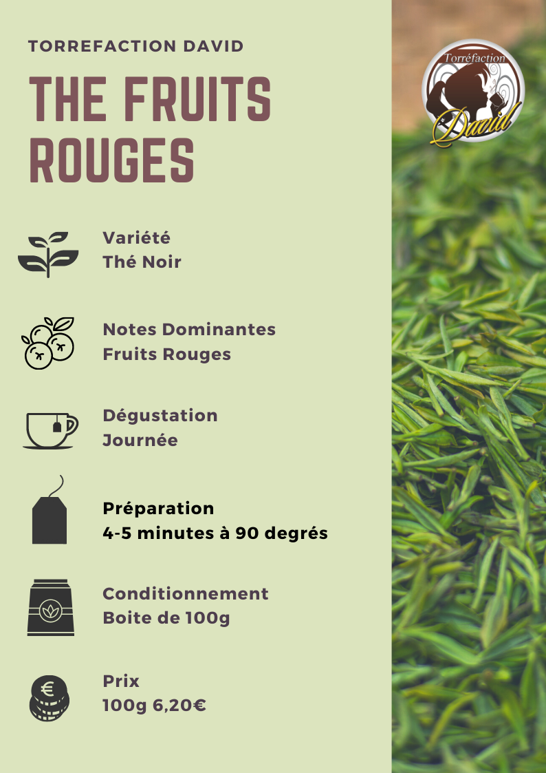 Fruits Rouges Thes Paris Thé Fruits Rouges | Thés & Infusions | Torréfaction David ...